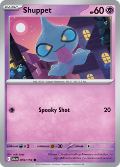 Shuppet - Journey Together - #59 - Pokemon TCG card