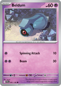 Beldum - Journey Together - #61 - Pokemon TCG card