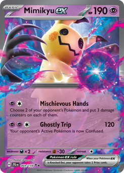Mimikyu ex - Journey Together - #69 - Pokemon TCG card