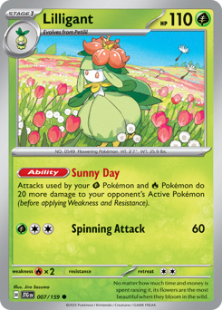Lilligant #7 Lilligant - Journey Together - #7 - Pokemon TCG card