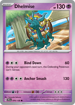 Dhelmise - Journey Together - #70 - Pokemon TCG card