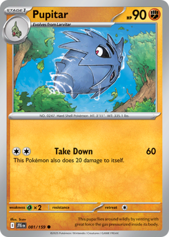 Pupitar #81 Pupitar - Journey Together - #81 - Pokemon TCG card