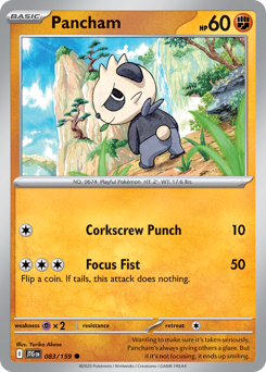 Pancham - Journey Together - #83 - Pokemon TCG card