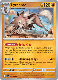 Lycanroc #85 Lycanroc - Journey Together - #85 - Pokemon TCG card