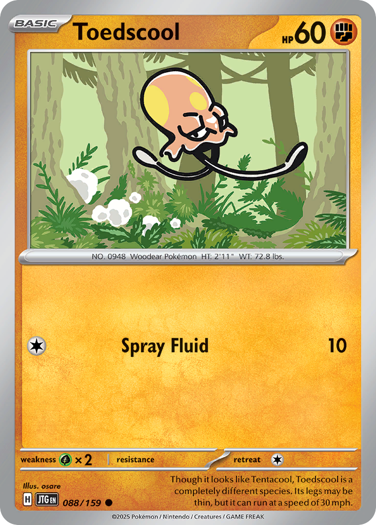 Toedscool - Journey Together - #88 - Pokemon TCG card