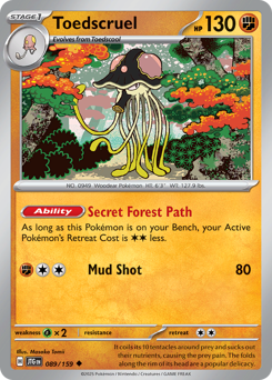 Toedscruel #89 Toedscruel - Journey Together - #89 - Pokemon TCG card