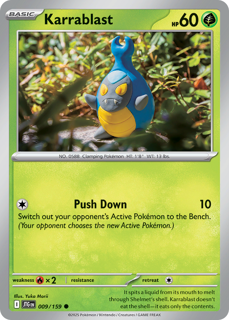 Karrablast - Journey Together - #9 - Pokemon TCG card