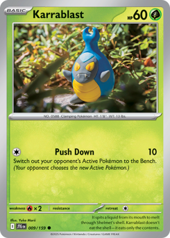 Karrablast #9 Karrablast - Journey Together - #9 - Pokemon TCG card