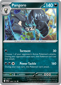 Pangoro - Journey Together - #99 - Pokemon TCG card