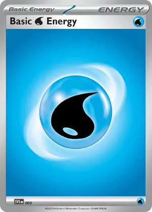 Basic Water Energy - Scarlet & Violet: Energy (2023) - #3 - Pokemon TCG card