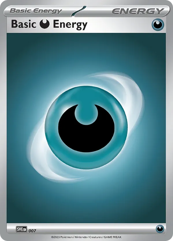 Basic Darkness Energy - Scarlet & Violet: Energy (2023) - #7 - Pokemon TCG card