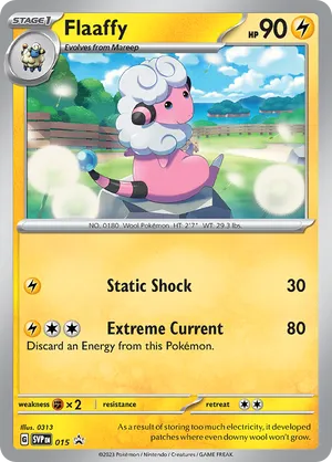 Flaaffy #015 Flaaffy - Scarlet & Violet Black Star Promos - #015 - Pokemon TCG card