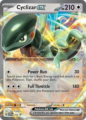 Cyclizar ex #018 Cyclizar ex - Scarlet & Violet Black Star Promos - #018 - Pokemon TCG card