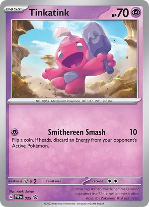 Tinkatink - Scarlet & Violet Black Star Promos - #025 - Pokemon TCG card