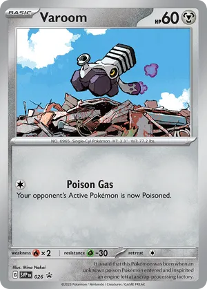 Varoom - Scarlet & Violet Black Star Promos - #026 - Pokemon TCG card