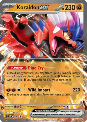 Koraidon ex #029 Koraidon ex - Scarlet & Violet Black Star Promos - #029 - Pokemon TCG card