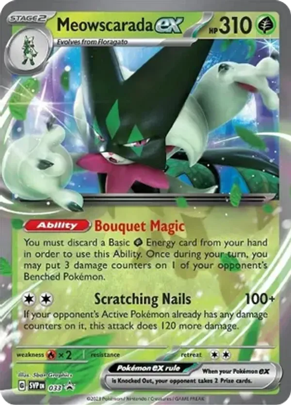 Meowscarada ex - Scarlet & Violet Black Star Promos - #033 - Pokemon TCG card