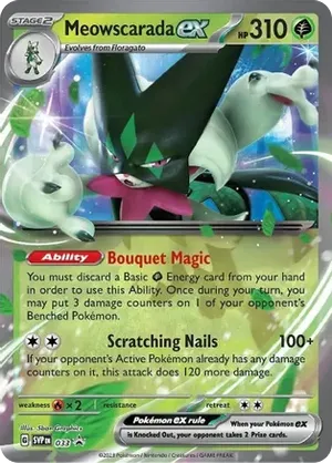 Meowscarada ex - Scarlet & Violet Black Star Promos - #033 - Pokemon TCG card