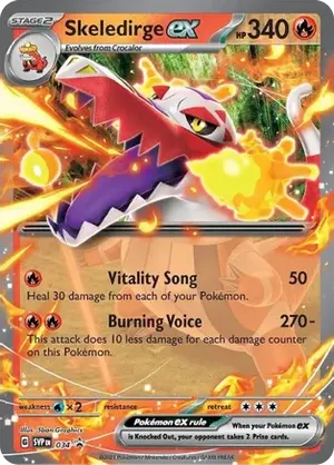 Skeledirge ex #034 Skeledirge ex - Scarlet & Violet Black Star Promos - #034 - Pokemon TCG card