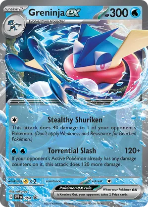 Greninja ex - Scarlet & Violet Black Star Promos - #054 - Pokemon TCG card