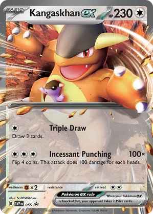Kangaskhan ex #055 Kangaskhan ex - Scarlet & Violet Black Star Promos - #055 - Pokemon TCG card