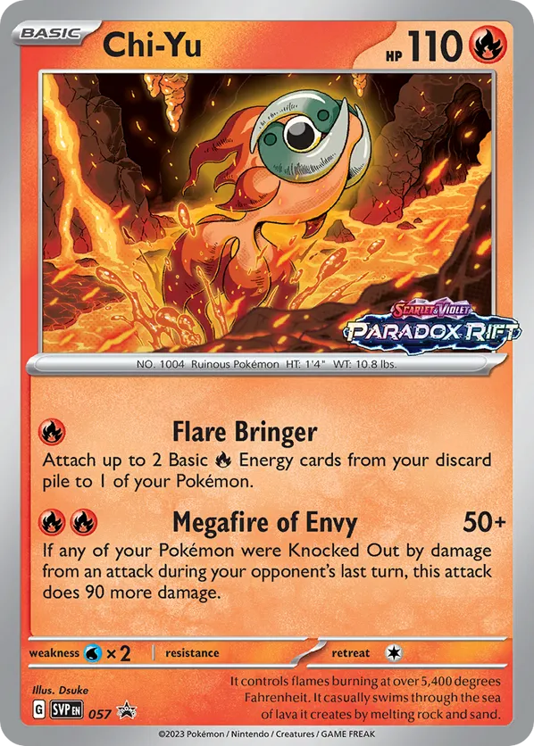 Chi-Yu - Scarlet & Violet Black Star Promos - #057 - Pokemon TCG card