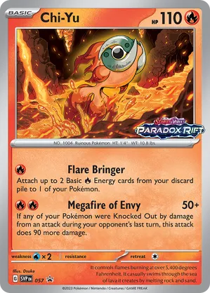 Chi-Yu #057 Chi-Yu - Scarlet & Violet Black Star Promos - #057 - Pokemon TCG card