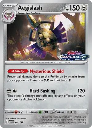Aegislash - Scarlet & Violet Black Star Promos - #060 - Pokemon TCG card