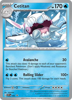 Cetitan #063 Cetitan - Scarlet & Violet Black Star Promos - #063 - Pokemon TCG card