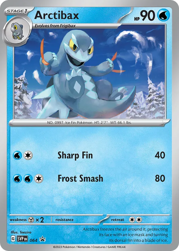 Arctibax - Scarlet & Violet Black Star Promos - #064 - Pokemon TCG card