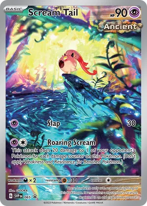 Scream Tail #065 Scream Tail - Scarlet & Violet Black Star Promos - #065 - Pokemon TCG card