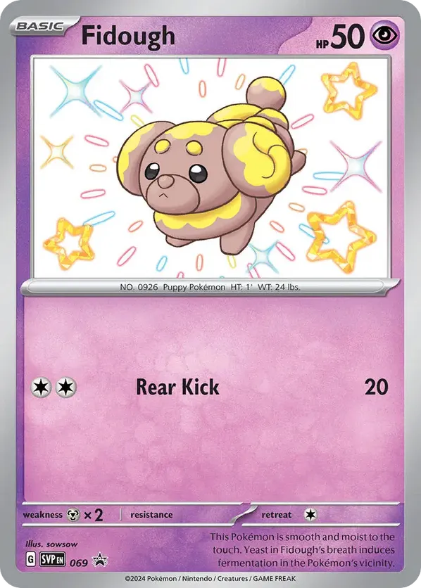 Fidough - Scarlet & Violet Black Star Promos - #069 - Pokemon TCG card