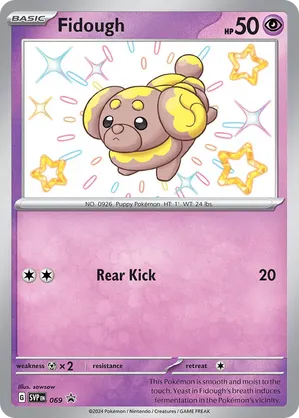 Fidough #069 Fidough - Scarlet & Violet Black Star Promos - #069 - Pokemon TCG card
