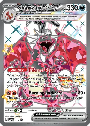 Charizard ex #074 Charizard ex - Scarlet & Violet Black Star Promos - #074 - Pokemon TCG card