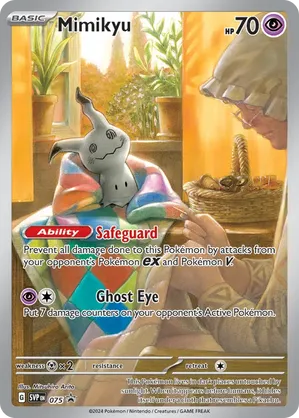 Mimikyu #075 Mimikyu - Scarlet & Violet Black Star Promos - #075 - Pokemon TCG card