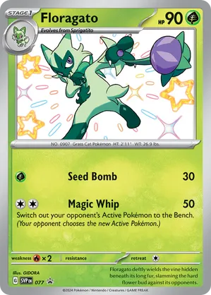 Floragato #077 Floragato - Scarlet & Violet Black Star Promos - #077 - Pokemon TCG card