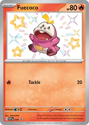 Fuecoco - Scarlet & Violet Black Star Promos - #079 - Pokemon TCG card