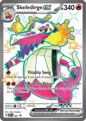 Skeledirge ex #081 Skeledirge ex - Scarlet & Violet Black Star Promos - #081 - Pokemon TCG card