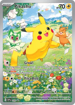 Pikachu #088 Pikachu - Scarlet & Violet Black Star Promos - #088 - Pokemon TCG card