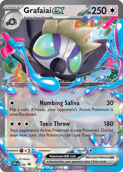 Grafaiai ex #100 Grafaiai ex - Scarlet & Violet Black Star Promos - #100 - Pokemon TCG card