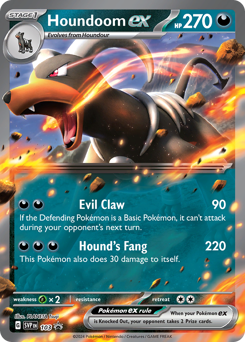 Houndoom ex #103 Houndoom ex - Scarlet & Violet Black Star Promos - #103 - Pokemon TCG card