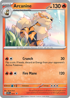 Arcanine #11 Arcanine - Scarlet & Violet Black Star Promos - #11 - Pokemon TCG card