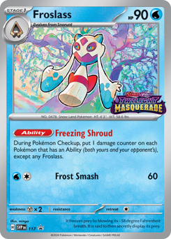 Froslass #117 Froslass - Scarlet & Violet Black Star Promos - #117 - Pokemon TCG card