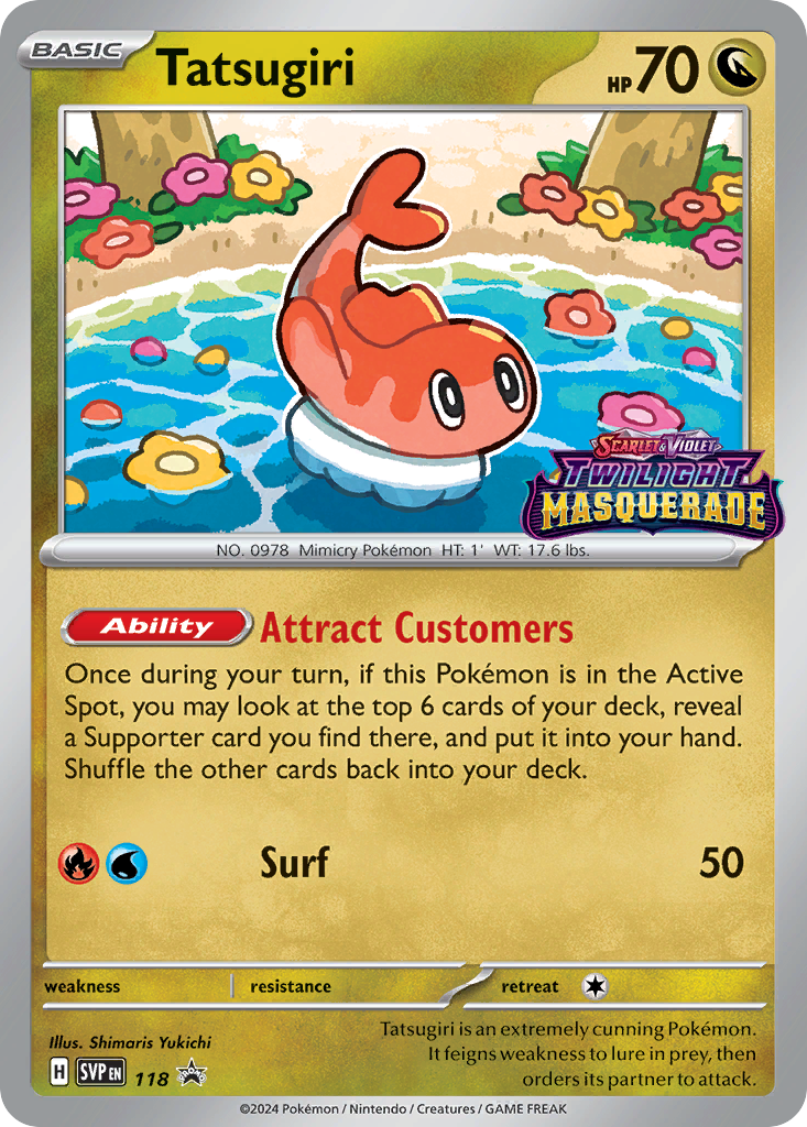 Tatsugiri - Scarlet & Violet Black Star Promos - #118 - Pokemon TCG card