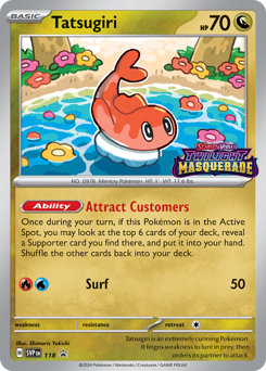 Tatsugiri #118 Tatsugiri - Scarlet & Violet Black Star Promos - #118 - Pokemon TCG card