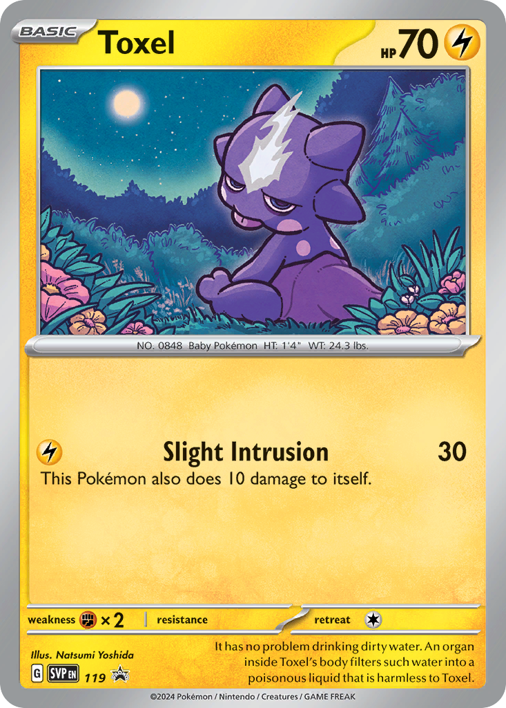 Toxel - Scarlet & Violet Black Star Promos - #119 - Pokemon TCG card
