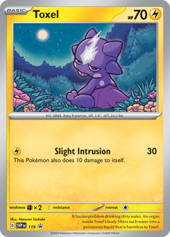 Toxel #119 Toxel - Scarlet & Violet Black Star Promos - #119 - Pokemon TCG card