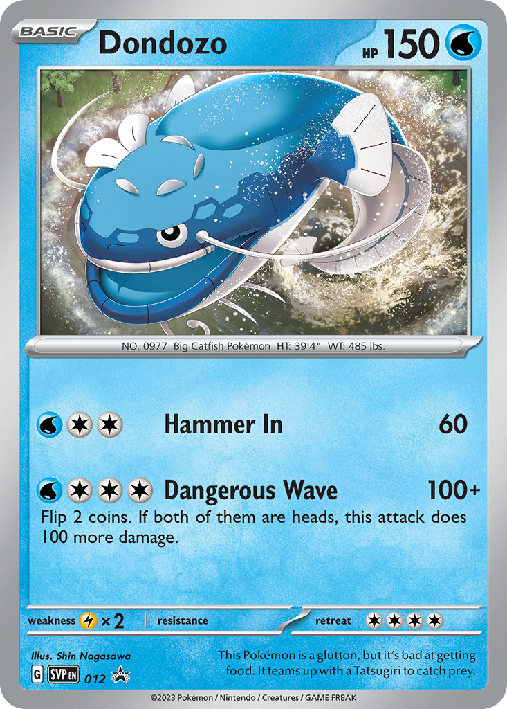 Dondozo - Scarlet & Violet Black Star Promos - #12 - Pokemon TCG card