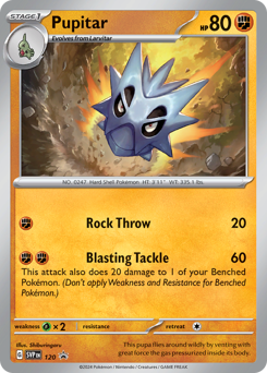 Pupitar - Scarlet & Violet Black Star Promos - #120 - Pokemon TCG card