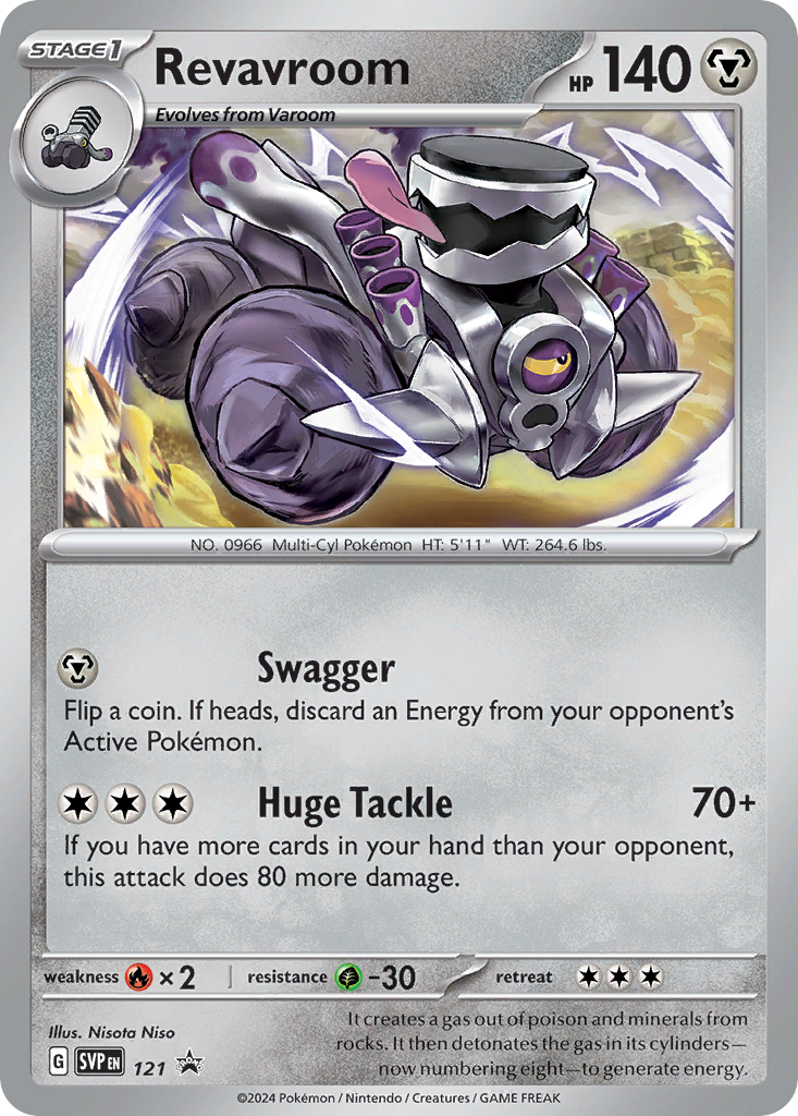 Revavroom - Scarlet & Violet Black Star Promos - #121 - Pokemon TCG card